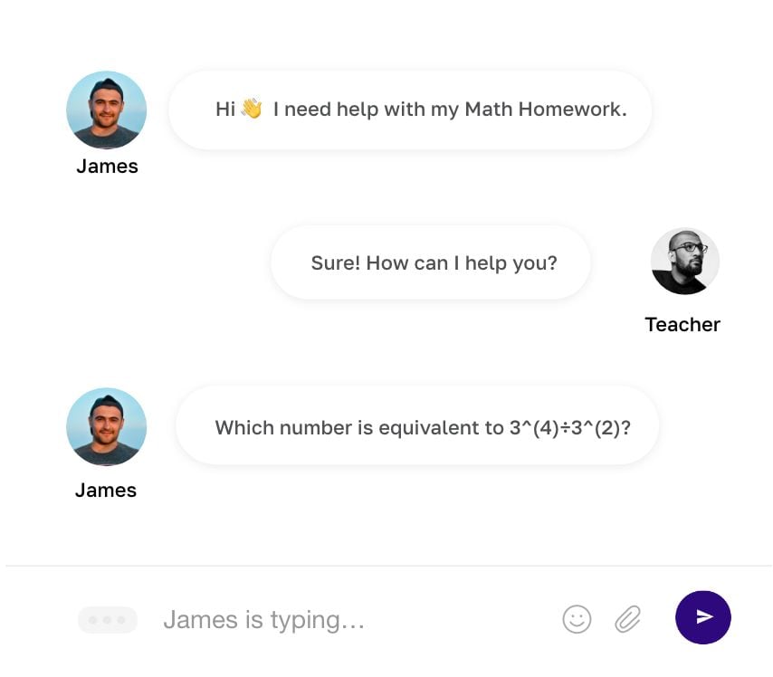 Bate-papo, resolução, repetição